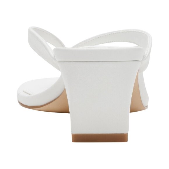 NWT Steve Madden Women's Ninna Blade Heel Thong Sandals NINN02S1 White 7.5M - Picture 3 of 12